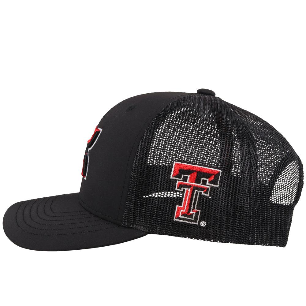 Black Texas Tech Hat w/ Hooey Logo - Image 4