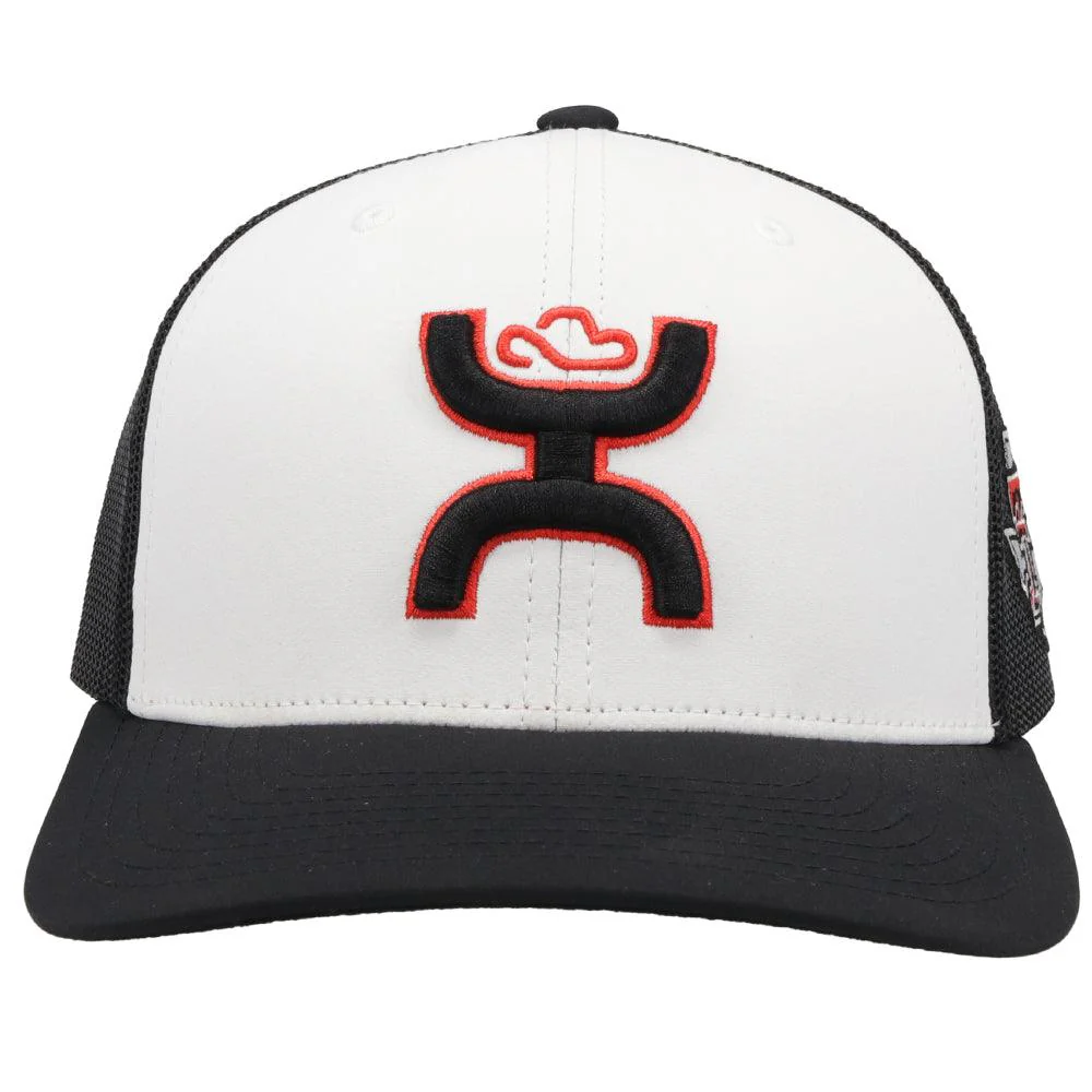 Texas Tech Hat w/ Hooey Logo (White/Black) - Image 3