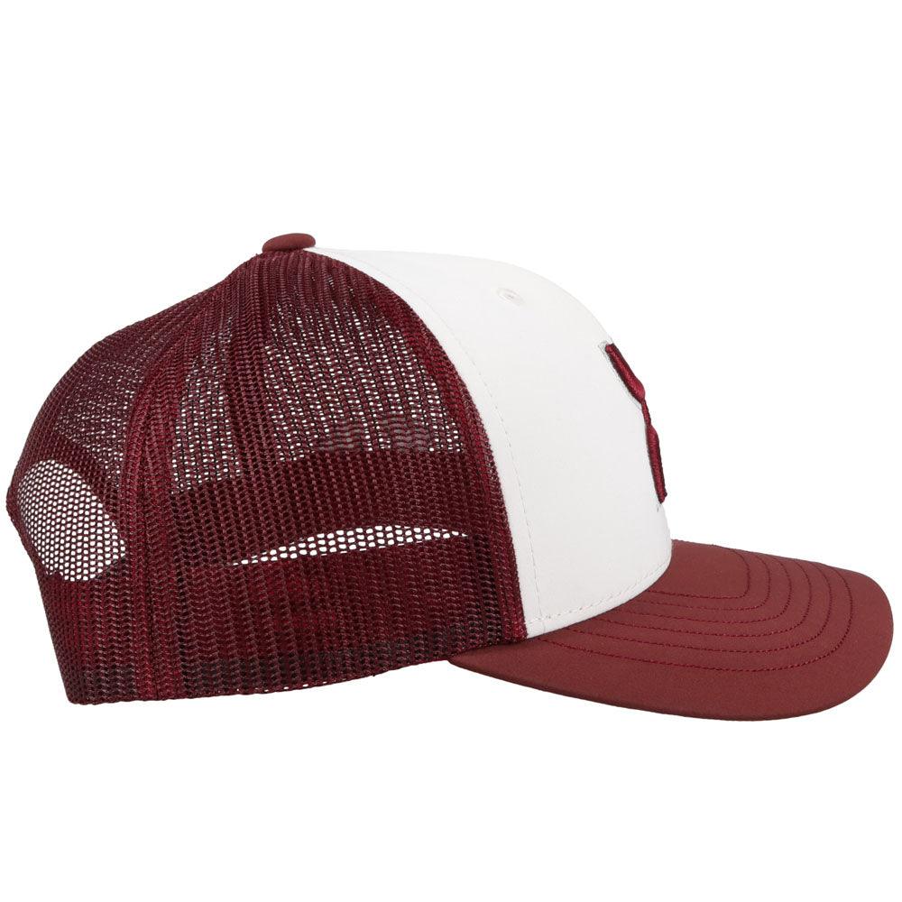 "University of Montana" White/Maroon Hat - Image 5