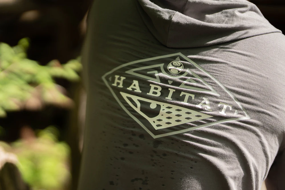 "Hooded Captain" Grey Long Sleeve T-shirt - Image 4