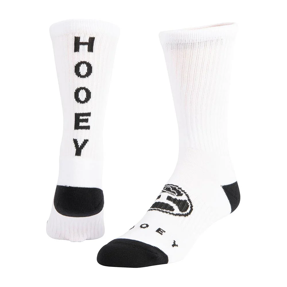 Hooey Athletic Crew 2-Pack Sock Charcoal & White - Image 2