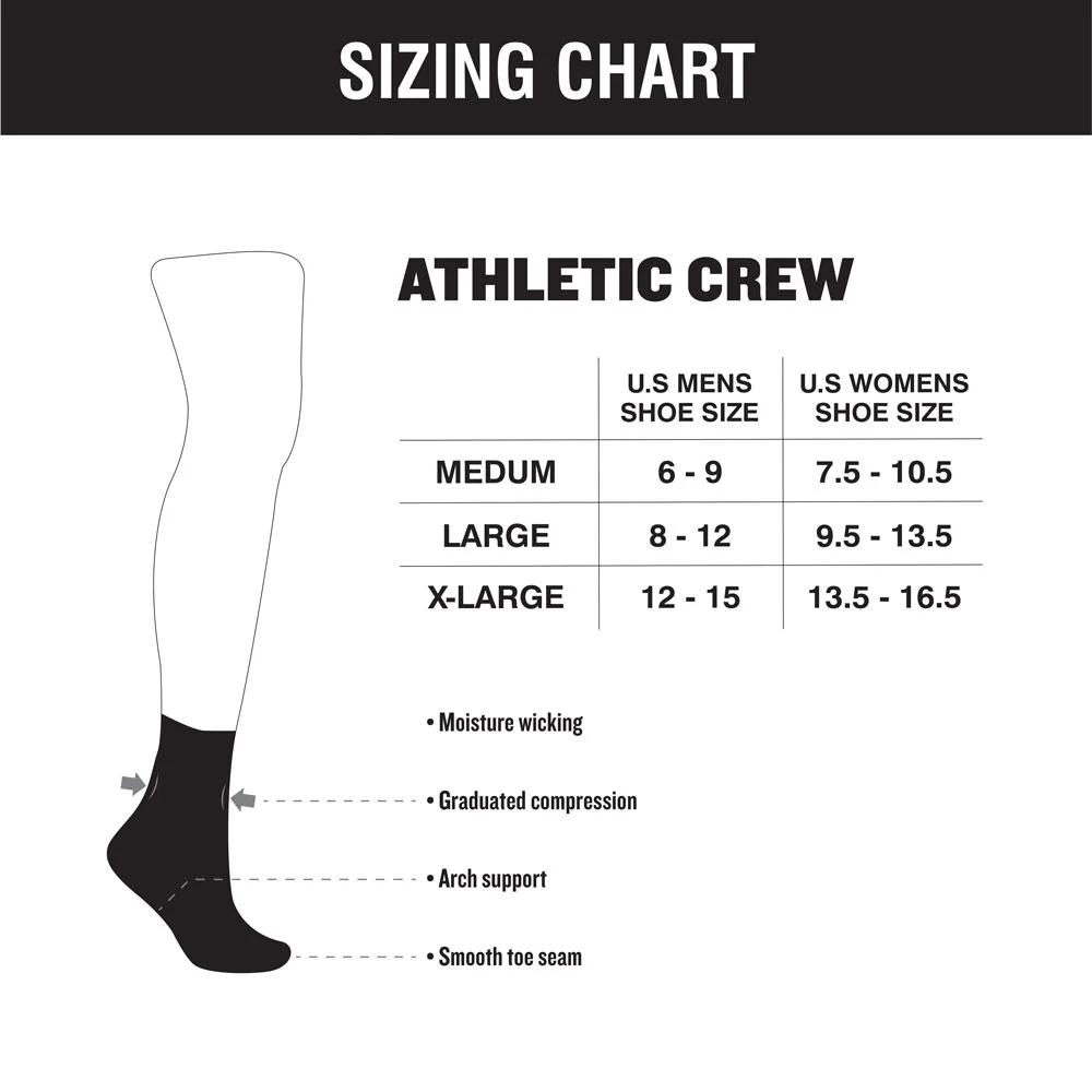 Hooey Athletic Crew 2-Pack Sock Charcoal & White - Image 8