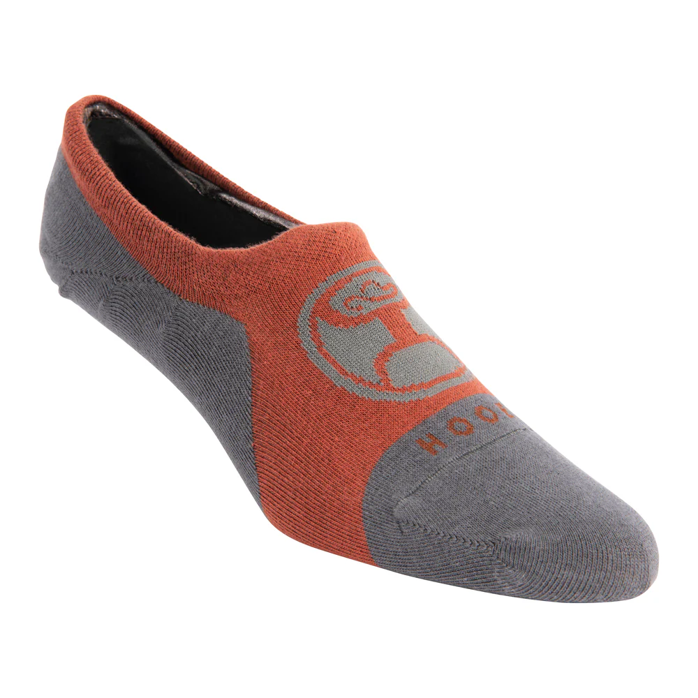 Hooey Athletic No-Show 2-Pack Sock Charcoal & White