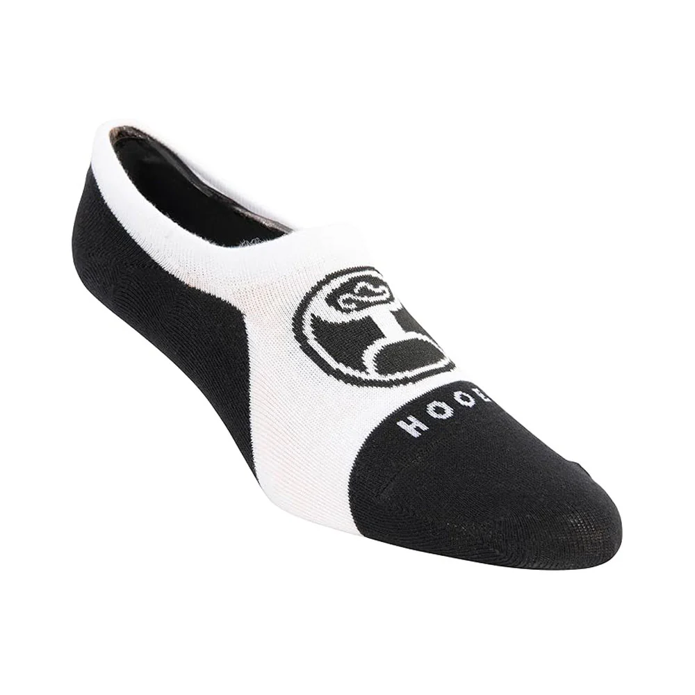 Hooey Athletic No-Show 2-Pack Sock Charcoal & White - Image 2