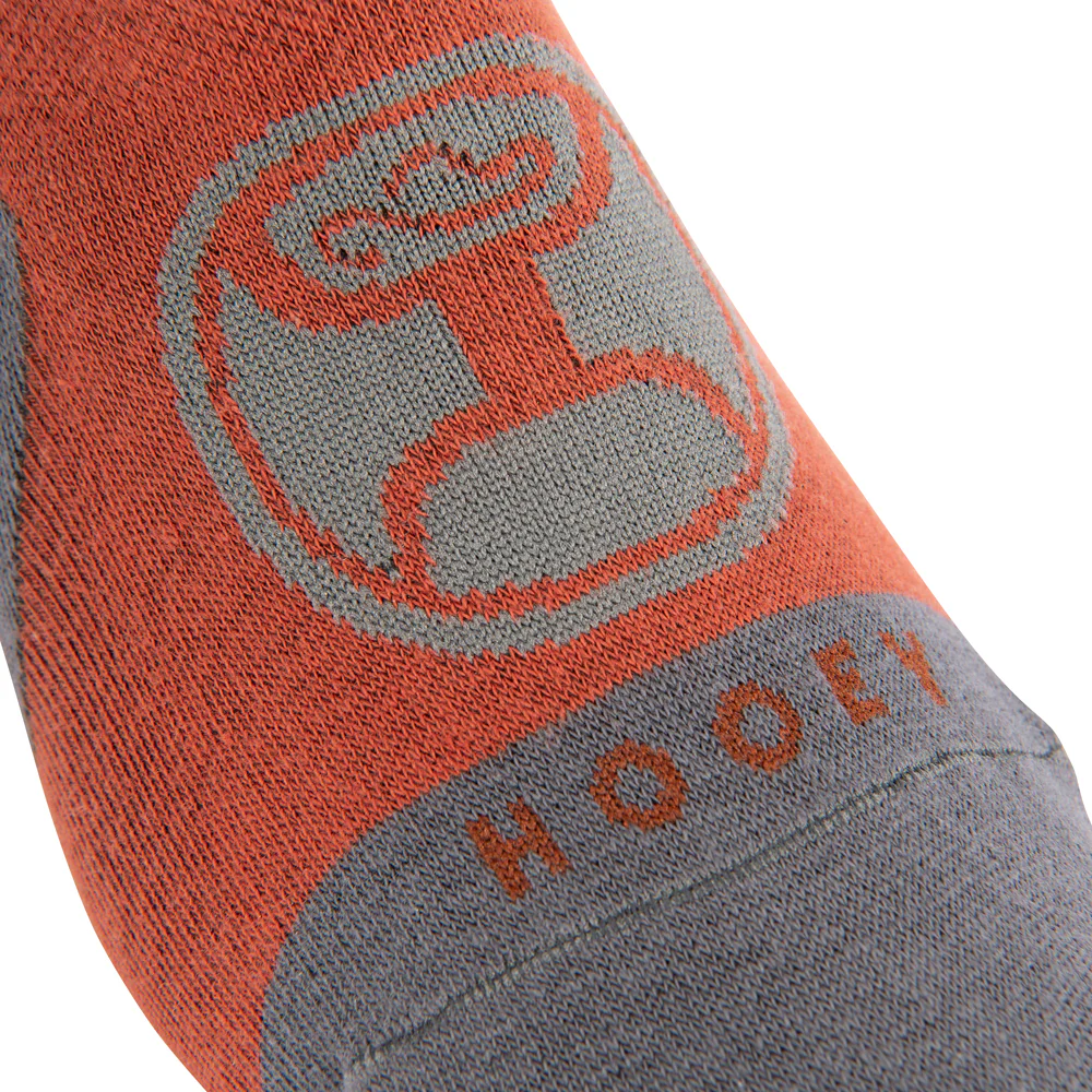 Hooey Athletic No-Show 2-Pack Sock Charcoal & White - Image 3