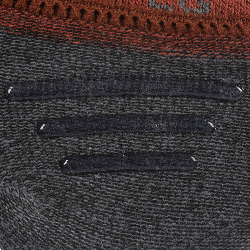 Hooey Athletic No-Show 2-Pack Sock Charcoal & White - Image 4