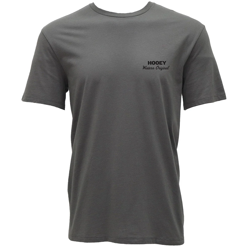 "Hooey Heritage" Dark Grey Hooey T-shirt - Image 2