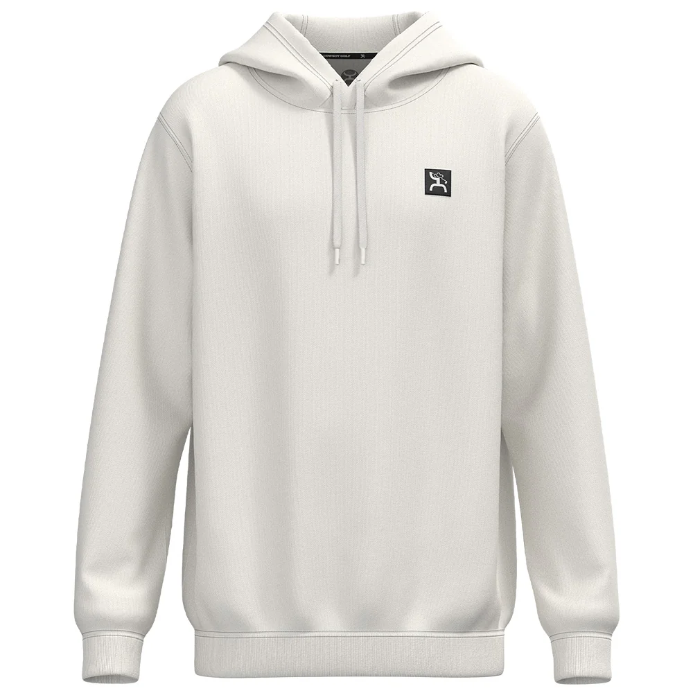 "Hooey Hills" Cowboy Golf Hoody White - Image 2