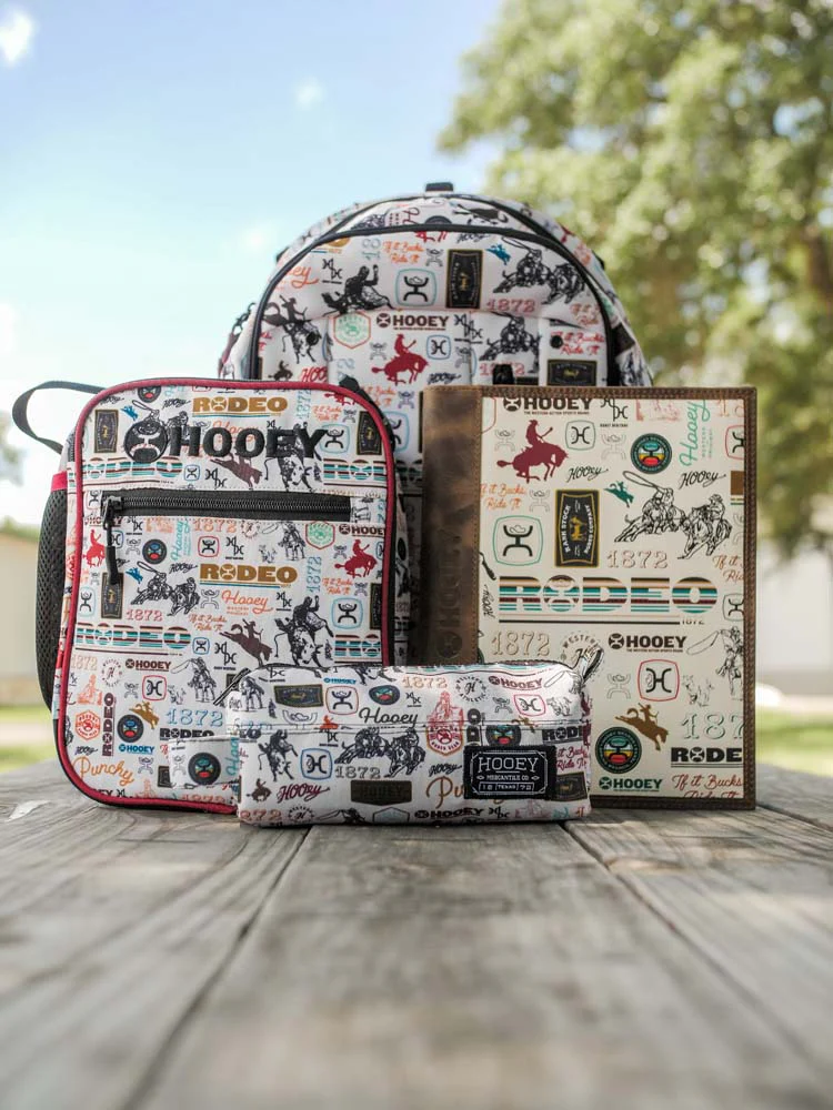 "Hooey Lunch Box" Red/Cream - Image 5