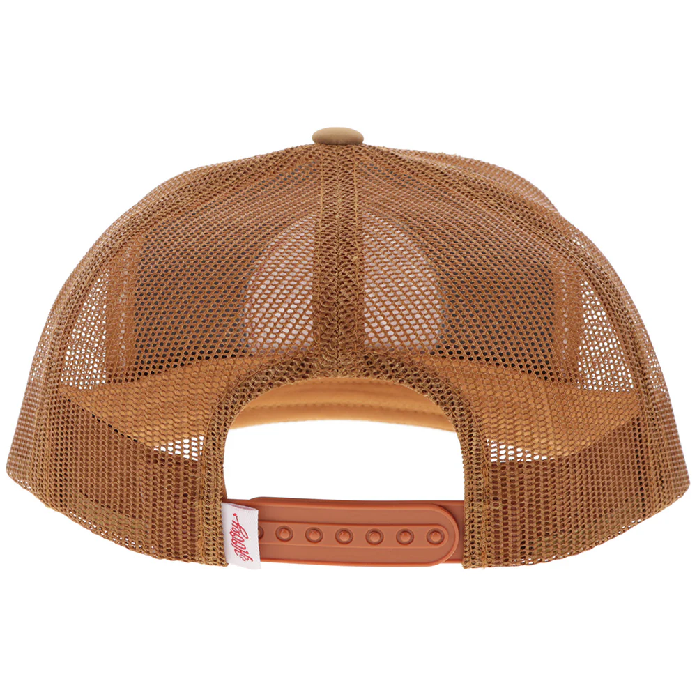 "Hooey Music" Hat Tan w/Red & White Logo - Image 2