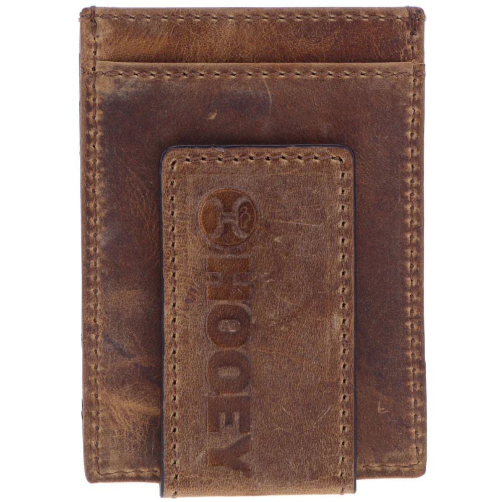 "Hooey Original " Money Clip Tan w/Sunset Serape Print - Image 2