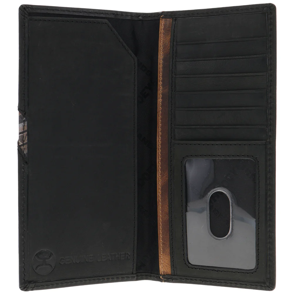 "Hooey Original " Rodeo Wallet Black w/Lakota Print - Image 3