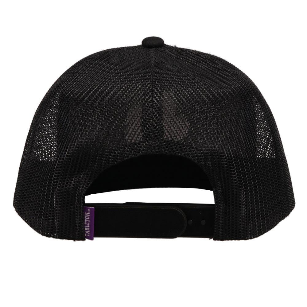 Tarleton State University Hat Black w/Tarleton Logo(Purple/White) - Image 2