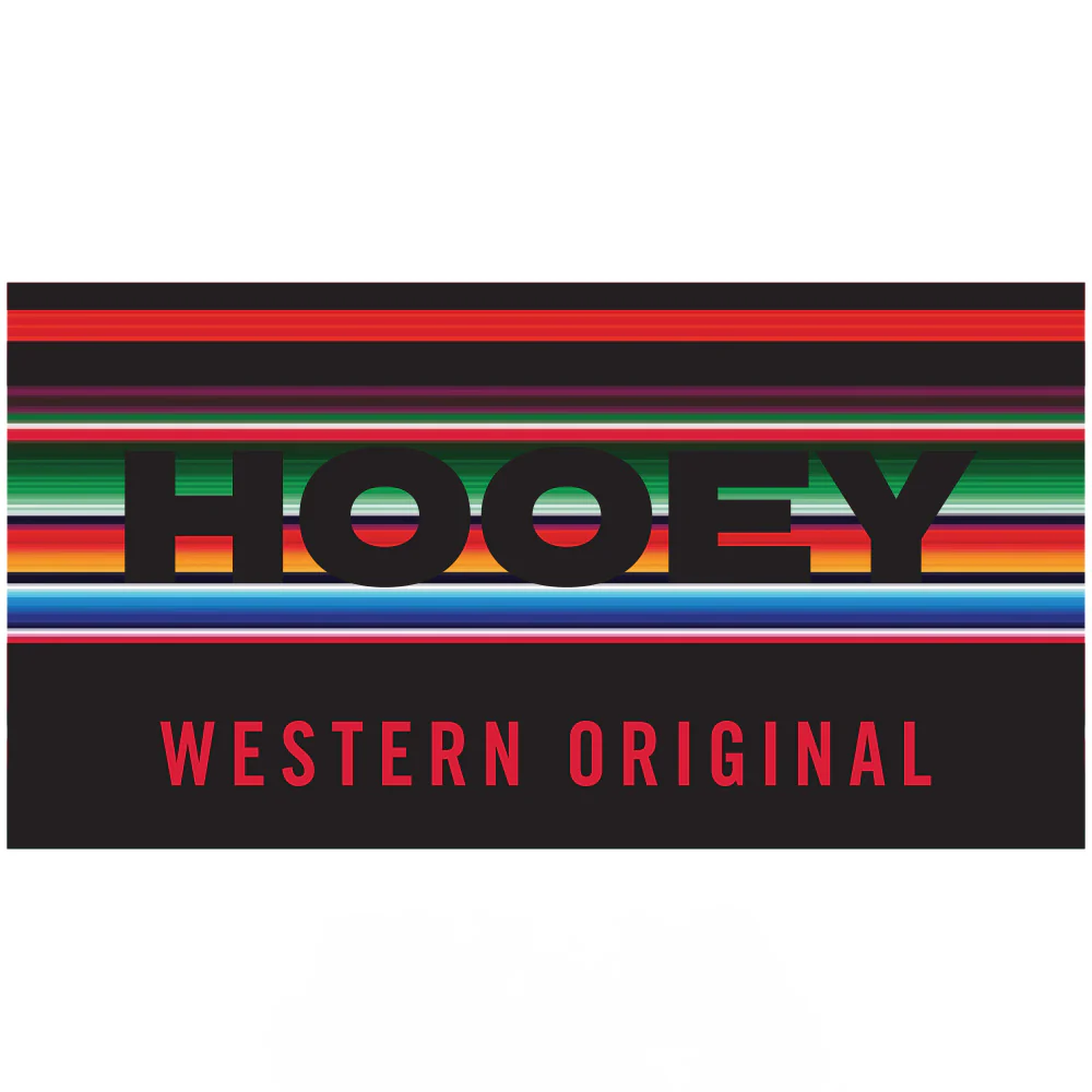 Hoooey Serape / Black Decal