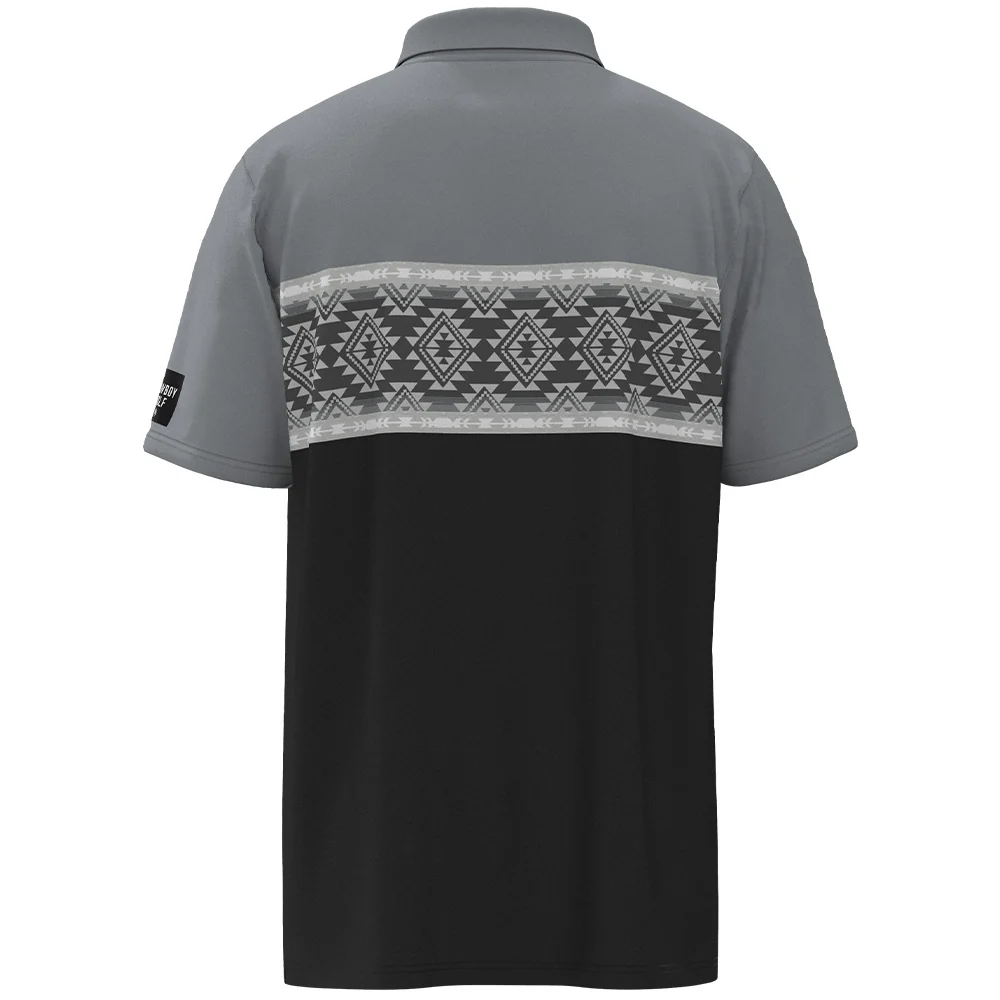 "Hot Shot" Grey/Black w/Aztec Polo - Image 2