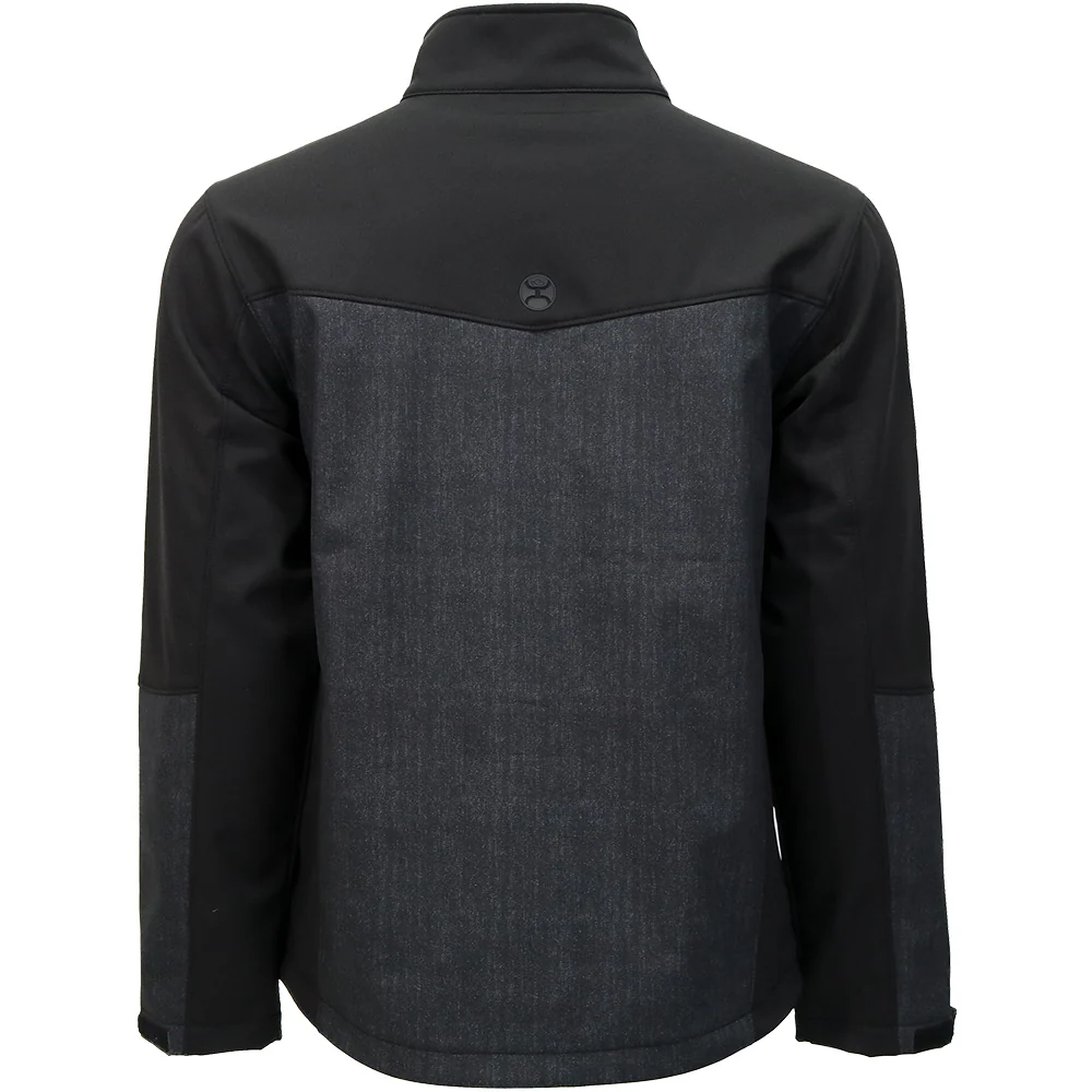 "Jackson" Softshell Jacket Heathered Black - Image 2