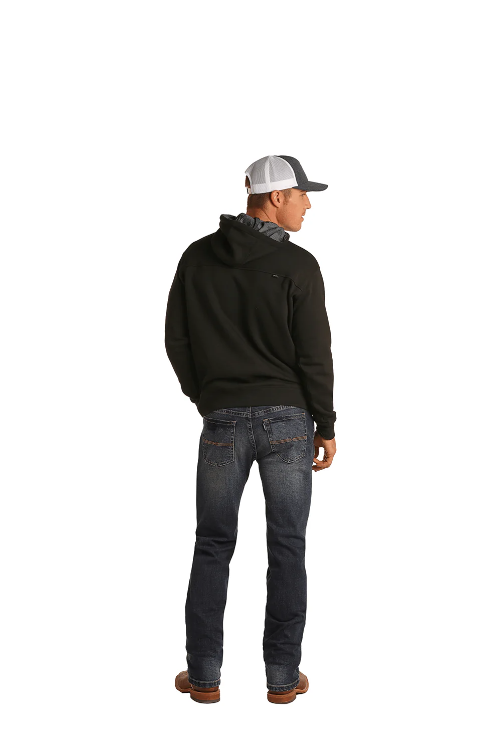 "Dark Vintage" Slim fit Straight Bootcut Jeans - Image 4