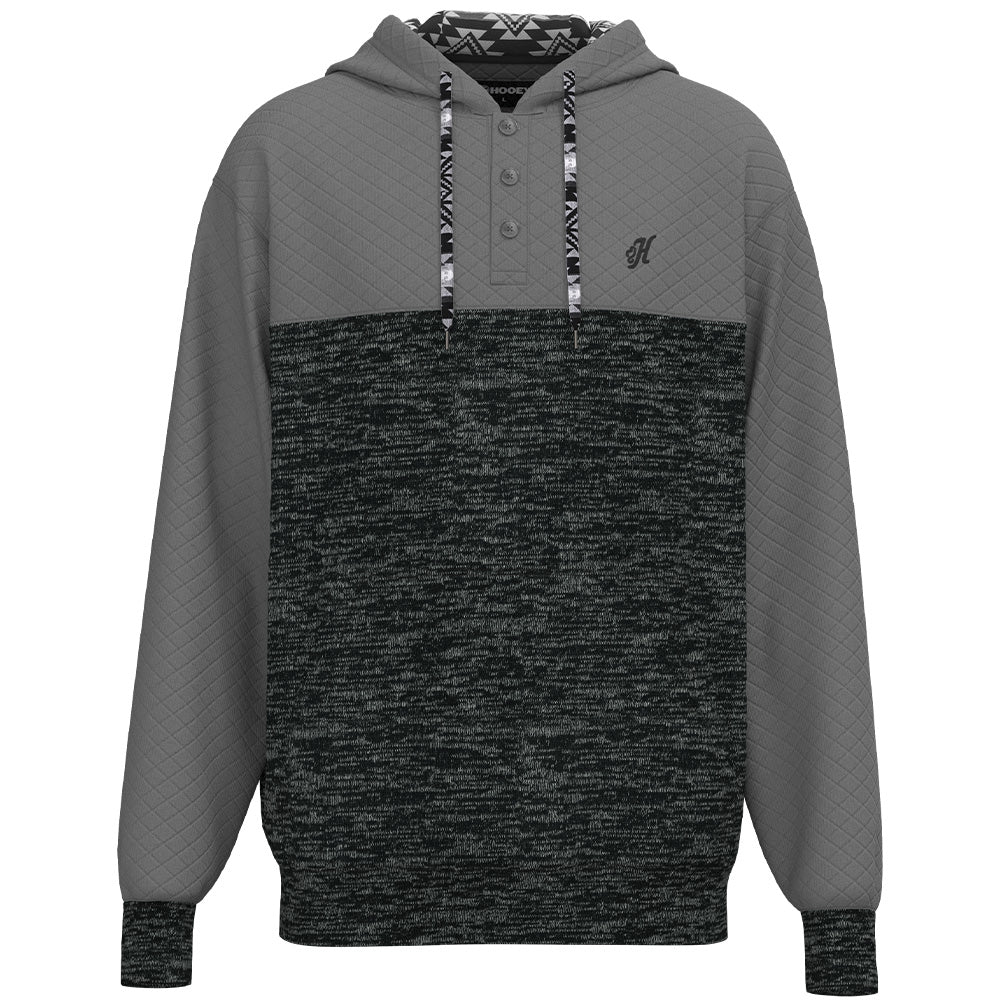 "Jimmy" Black w/Grey Quilted Detailing