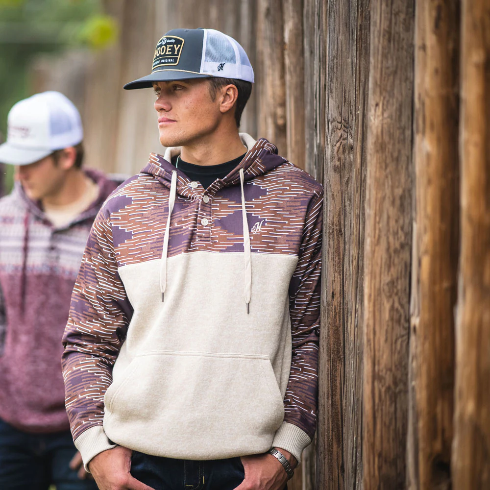 "Jimmy" Cream /Aztec Hoody - Image 2