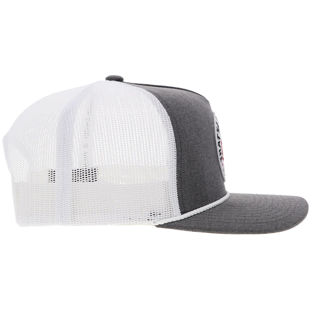 "John Wayne" Hat Grey/White - Image 5