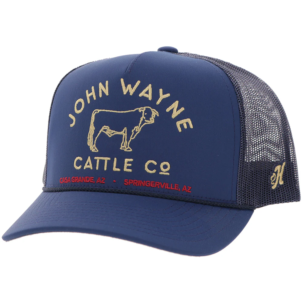 "John Wayne" Hat Nav w/Yellow Stitching