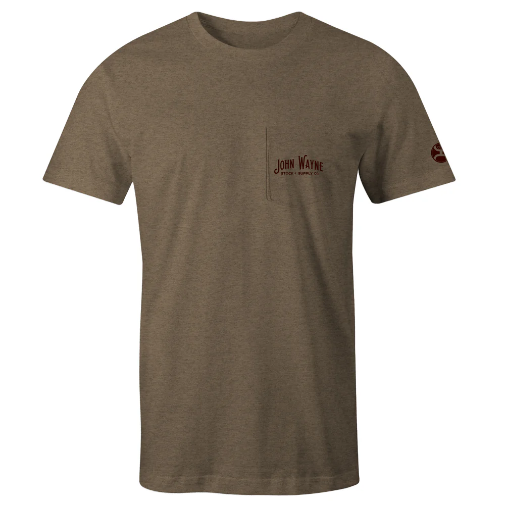 "John Wayne" Light Brown T-shirt - Image 2