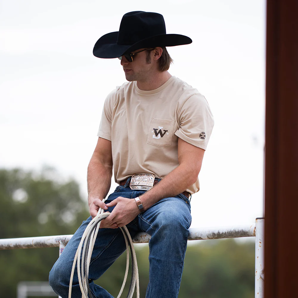 "John Wayne" Tan T-shirt - Image 2