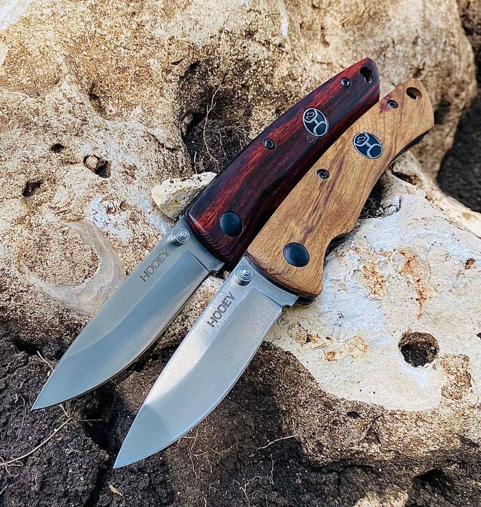 "Stud Folders" Maple Burl Liner Knife - Image 2