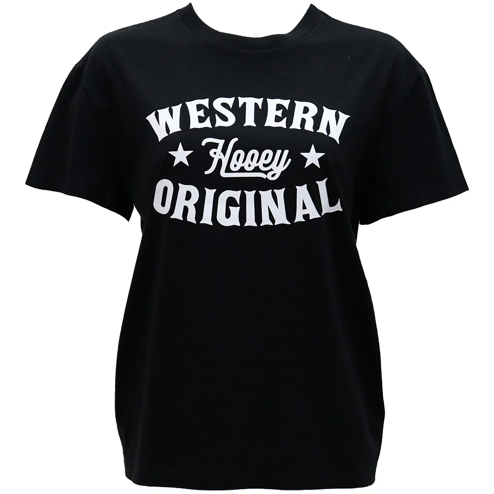 "Knockout" Black w/White Logo T-shirt