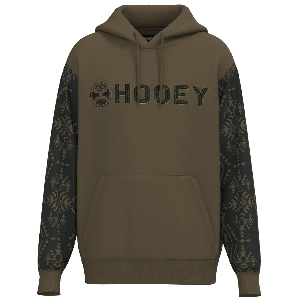 "Legendary Hoody" Brown w/Aztec on Sleeves