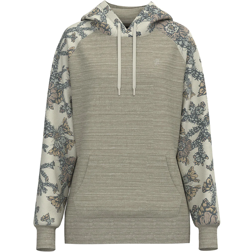 "Legendary Hoody" Cream/Cactus Floral Print