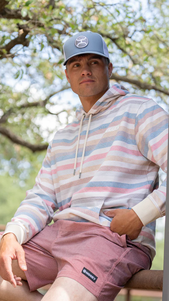 "Legendary Hoody" Cream/Stripe - Image 3