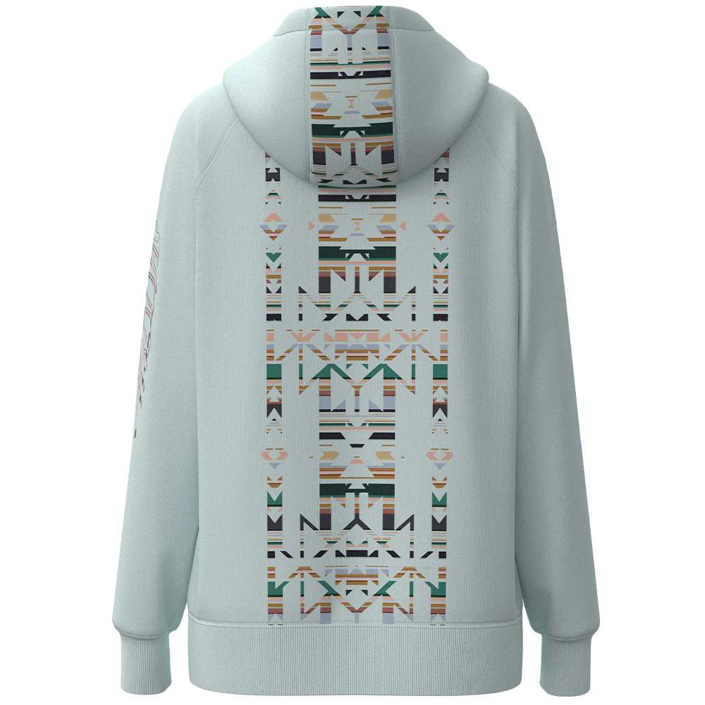 "Legendary Hoody" Light Blue/Aztec - Image 2