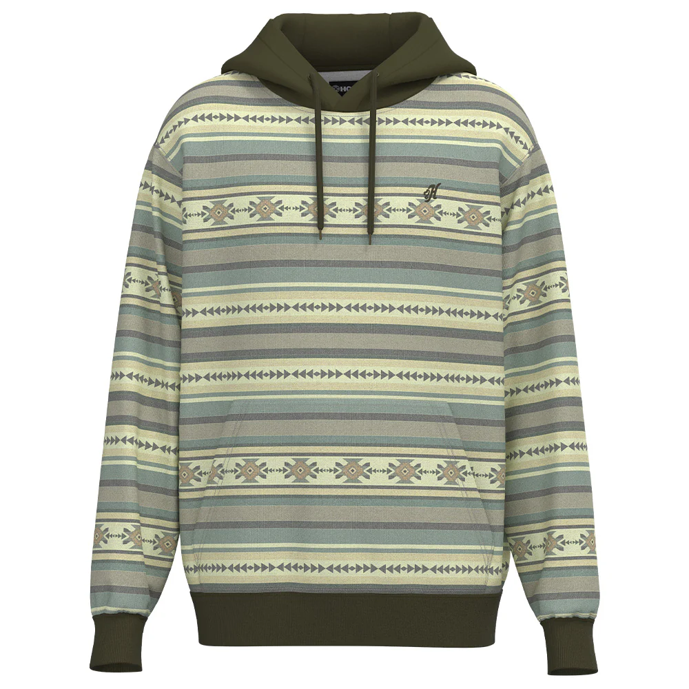 "Legendary Hoody" Olive/Multi-Color Serape
