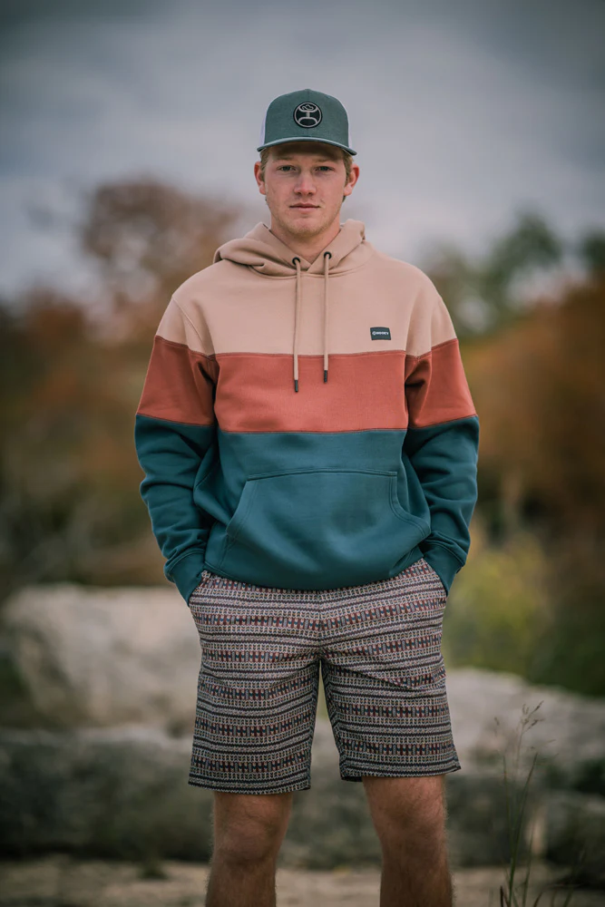 "Legendary Hoody" Tan/Maroon/Navy - Image 2