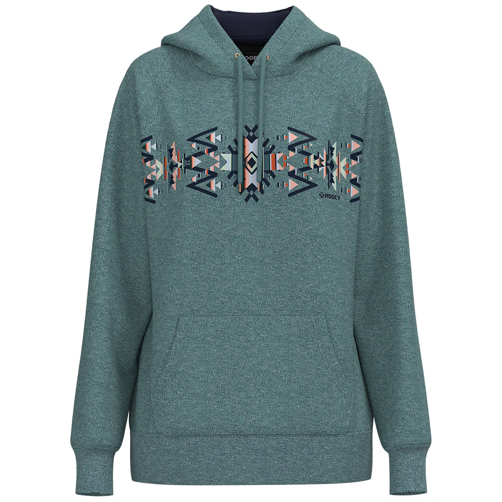 "Legendary Polar Fleece" Blue w/Aztec Hoody