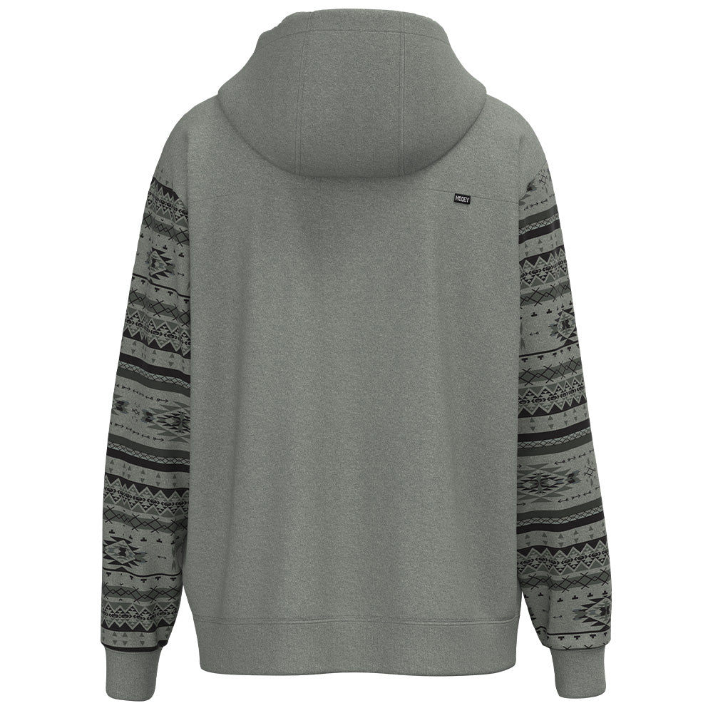 "Legendary Polar Fleece" Grey w/Aztec Hoody - Image 2