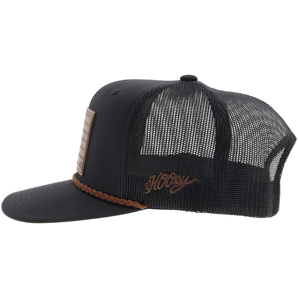 "Liberty Roper" Black w/Leather Patch - Image 5