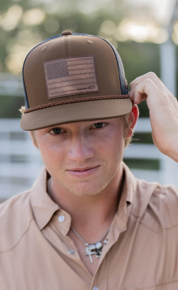 "Liberty Roper" Brown/Black w/Leather Patch - Image 6