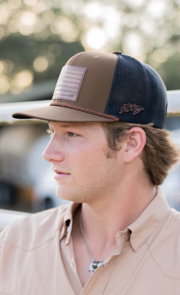 "Liberty Roper" Brown/Black w/Leather Patch - Image 7