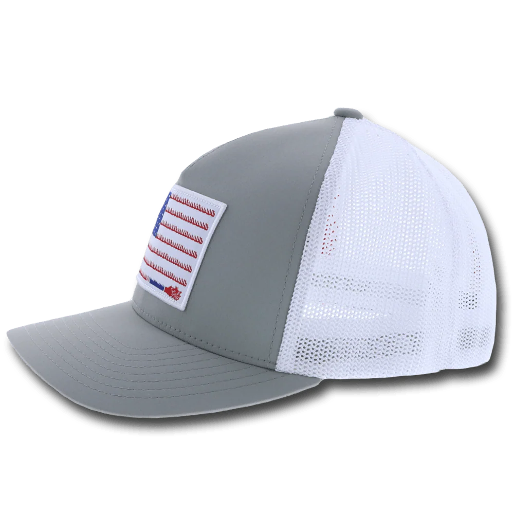 "Liberty Roper" Grey/White Hat - Image 3