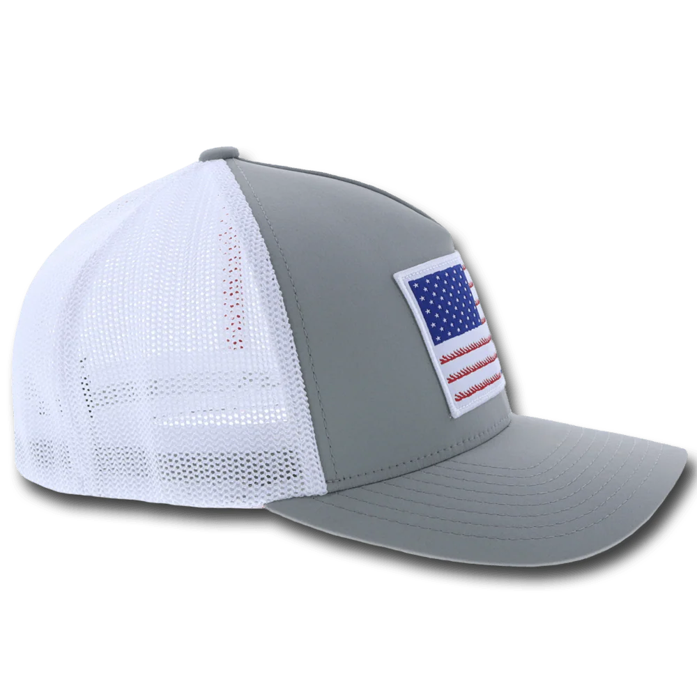 "Liberty Roper" Grey/White Hat - Image 4
