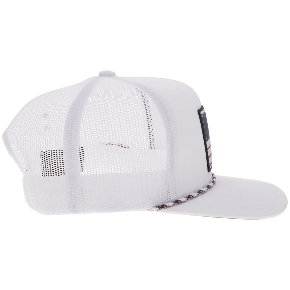 "Liberty Roper" White w/ Flag Patch - Image 3