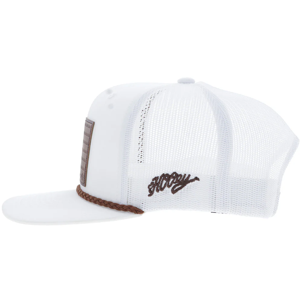 "Liberty Roper" White w/Leather Patch - Image 5