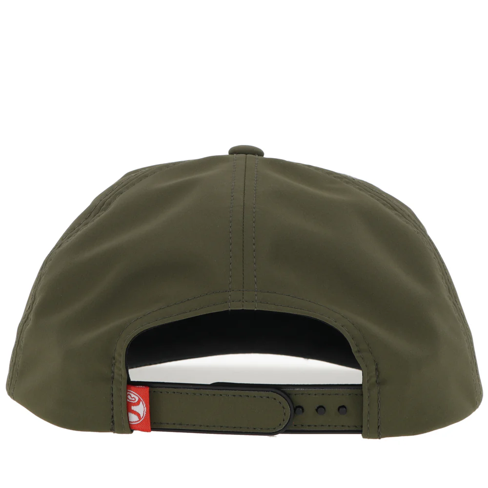 "Local" Hat Olive w/Orange & White Patch - Image 2
