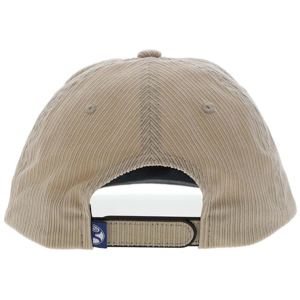 "Local" Hooey Hat Tan Corduroy w/Navy & White Patch - Image 2