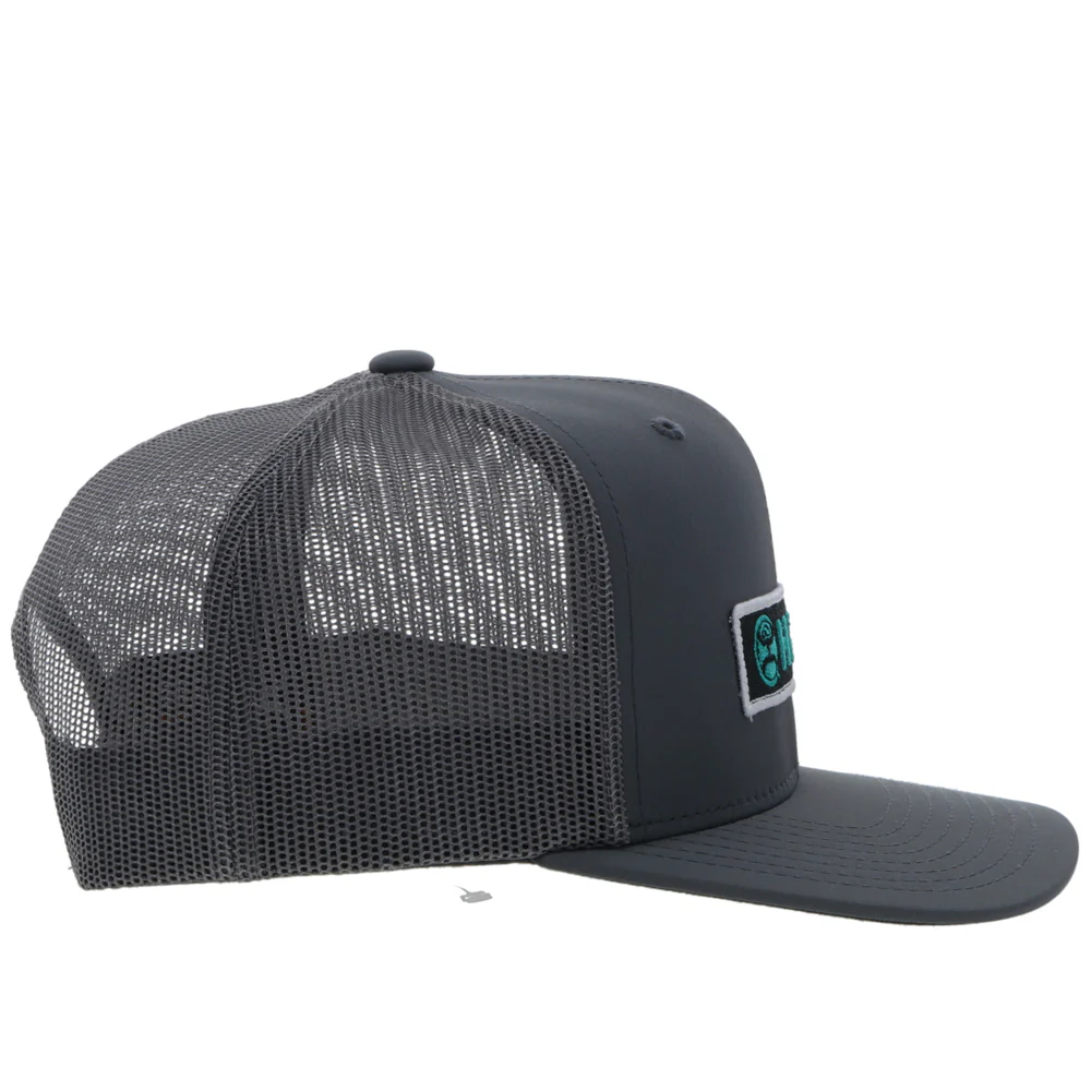 "Lock Up" Grey Snapback Hat - Image 4