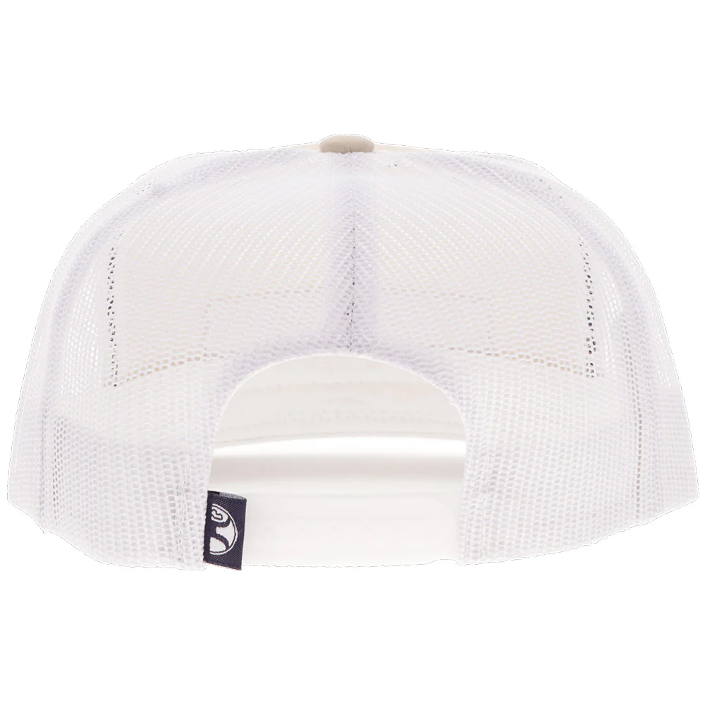 "Lock-Up" Hat Tan/ White w/Navy & White Patch - Image 2