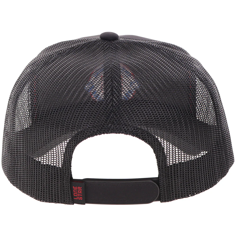 "Lone Star" Black w/Multi-Color Circle Patch - Image 2