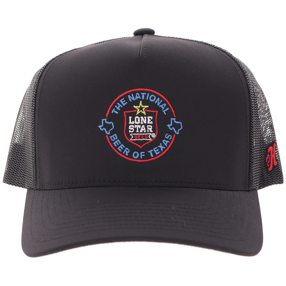 "Lone Star" Black w/Multi-Color Circle Patch - Image 4